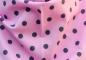Preview: Dreieckstuch für Kinder aus Baumwolle mit Punkten in Rosa