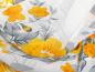 Preview: Leichter Schal mit großen gelben Blumen