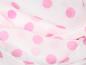 Mobile Preview: Leichter Schal in Weiß mit rosa Punkten