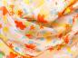 Mobile Preview: Leichter Schal in Apricot mit Blumen