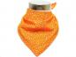 Preview: Dreieckstuch für Kinder Baumwolle Schmetterlinge Orange