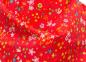 Preview: Dreieckstuch für Kinder Baumwolle Rot Blumen