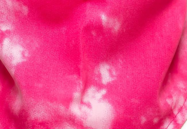 Dreieckstuch für Kinder Baumwolle Batik Pink