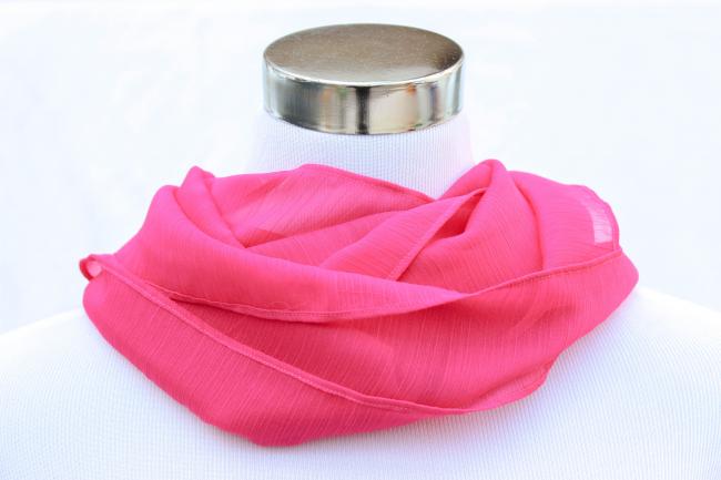 Loop Schal in Uni Pink